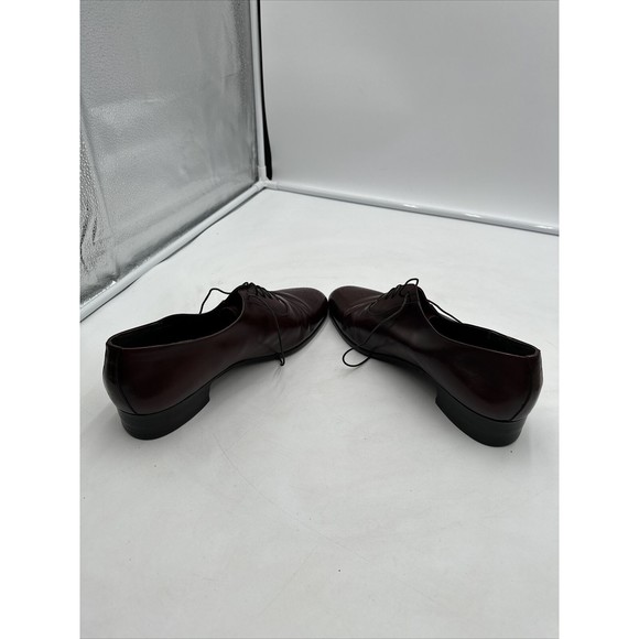 Daniele Ferradini Burgundy Classic Men\'s Brogue Leather Dress Shoes Size 8.5 main image 7